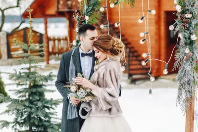Морозные моменты свадьбы зимой: выбирайте размер и формат фотографий