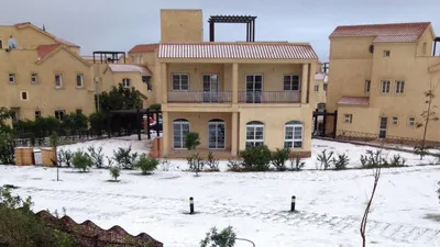 Уникальные снежные моменты: Египет в объективе