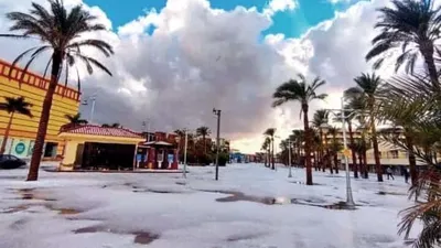 Фоны Full HD: Удивительные виды снежной красоты в Египте
