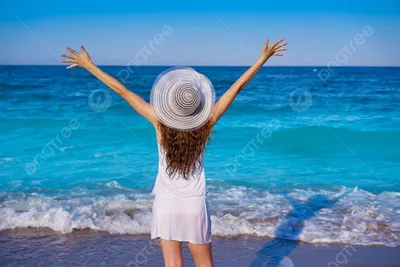 Фото пляжа в шляпе: 4K изображения в высоком разрешении