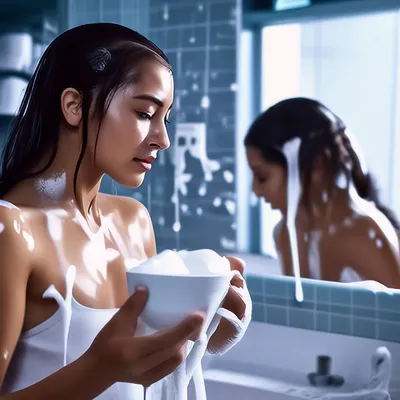 Фото, которые создают атмосферу релаксации в ванной с молоком