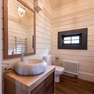 HD изображения ванной комнаты с вагонкой для скачивания