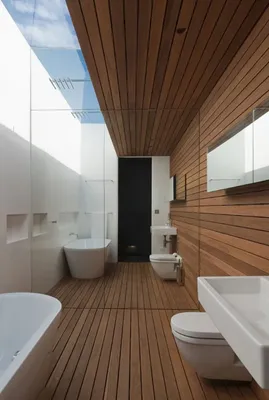 Фото ванной комнаты с вагонкой: лучшие изображения в Full HD