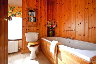 Фото ванной комнаты с вагонкой: скачать изображения в 4K качестве