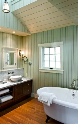 Фото ванной комнаты с вагонкой: новые изображения в формате JPG