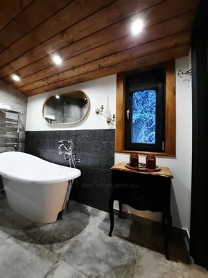 Фотографии ванной с вагонкой: идеи для уютного дизайна