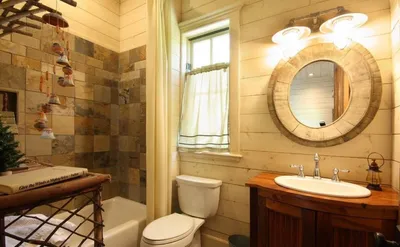 Фото ванной комнаты с вагонкой: идеи для теплого и стильного дизайна