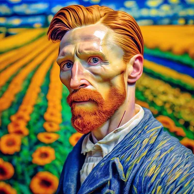 Уникальные картинки Ван Гога без уха для скачивания