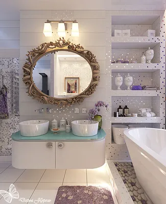 Природная гармония: декор ванной комнаты на фото