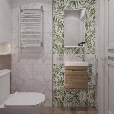 Практичные и стильные ванные комнаты в хрущевке - фотографии