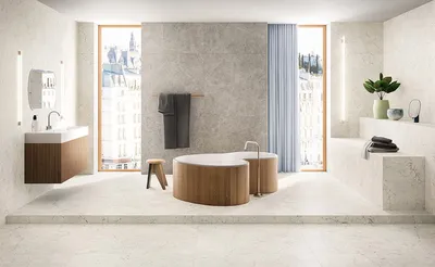 Фото ванны из керамогранита, подчеркивающей красоту вашей ванной комнаты