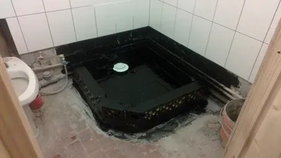 Ванна из кирпича: необычное решение для ванной комнаты. Фото!