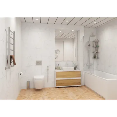 Фото ванной комнаты с использованием панелей