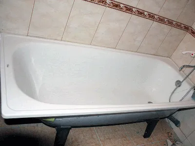 Фото металлической ванны в различных размерах