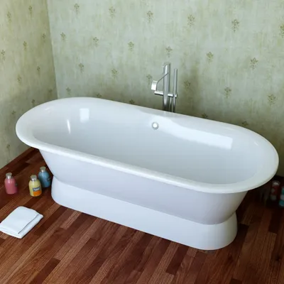 Ванна на подиуме: идеальное решение для ванной комнаты - фото