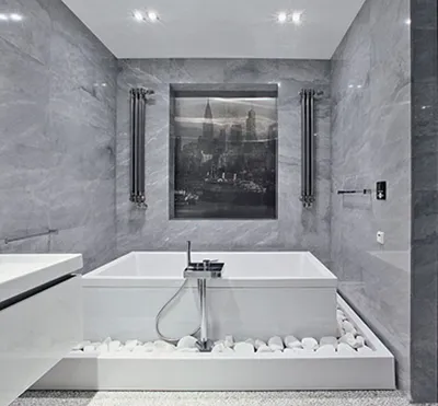 Фото ванной комнаты с уютной атмосферой