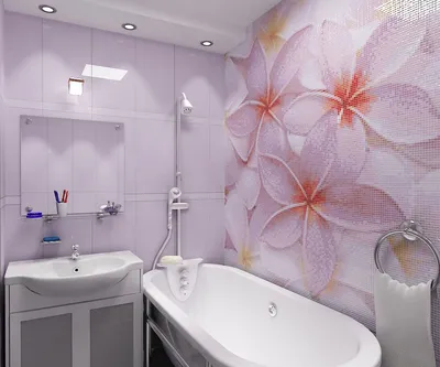 Фото ванной комнаты с пластиковыми панелями. Выберите размер изображения и формат