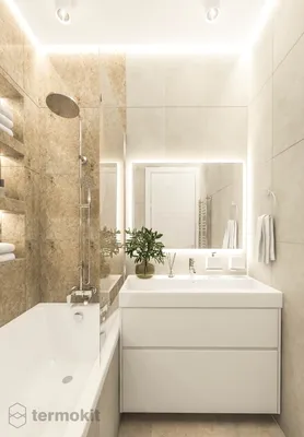 Фото ванной комнаты с дизайном плитки
