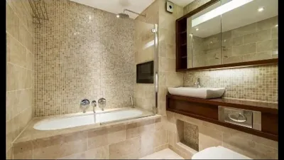 Фото ванной комнаты с плиткой в классическом стиле