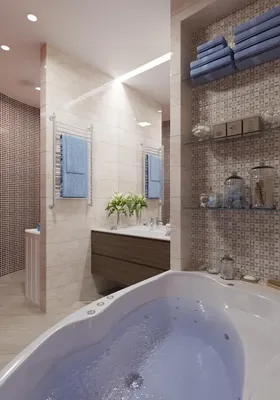 Картинка ванной комнаты в 4K качестве