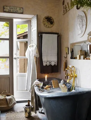 Ванны прованс: создайте свою собственную оазис ванной комнаты