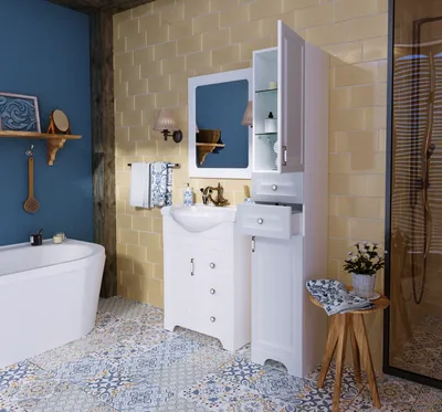 Изображения ванной комнаты с винтажными элементами
