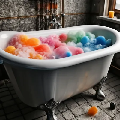 Ванна с пеной: создайте атмосферу релакса в своей ванной комнате