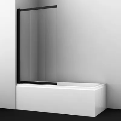 Фото ванной комнаты со стеклянной шторкой в 4K разрешении