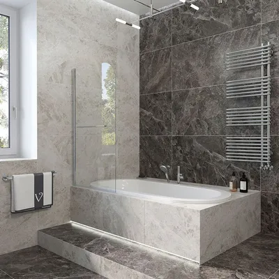 4K изображение ванной со стеклом с возможностью скачать бесплатно
