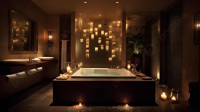 Ванна со свечами: добавьте атмосферу релаксации в свою ванную комнату