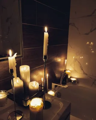 Ванна со свечами: создайте уютную атмосферу с нашими фото!