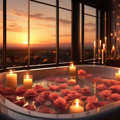 Фотографии ванны со свечами: вдохновение для создания уютной обстановки