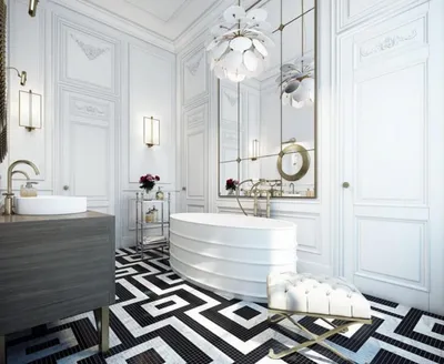 Фотографии ванной комнаты с белой ванной в Full HD качестве
