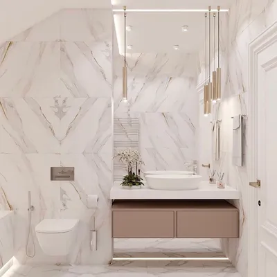 Фото ванной комнаты с белой ванной