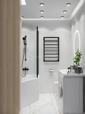 Фотографии ванной комнаты с белой ванной