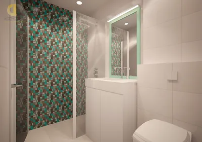 Ванная комната в бирюзовых тонах: фотография, передающая спокойствие