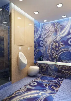 Ванная комната: фотография в бирюзовых тонах, создающая гармонию