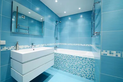 Ванная комната в бирюзовых тонах: фотография, передающая чувство гармонии