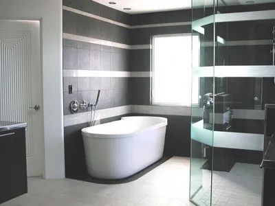 Фото ванной комнаты в черно-белых тонах: стильные и современные изображения