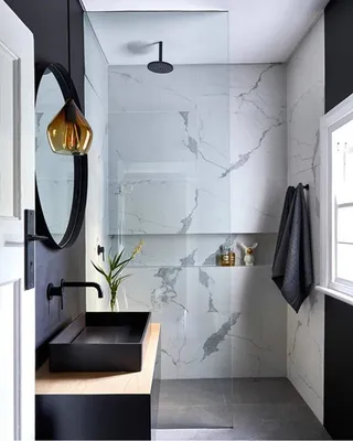 Ванна в черно-белых тонах: идеи для дизайна вашей ванной комнаты