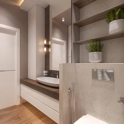 Черно-белая ванная комната: элегантность и стиль