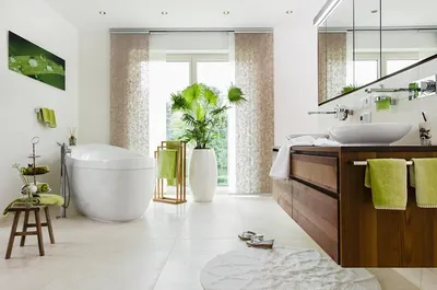 Фото ванной комнаты: идеи декора и оформления в эко стиле