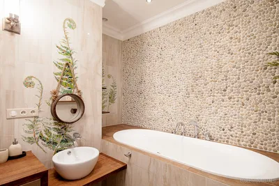 Фото ванной комнаты: красивые картинки в эко стиле
