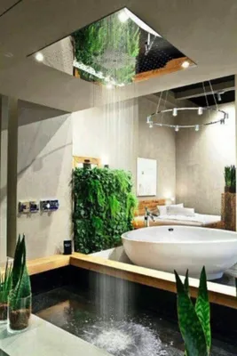 Создайте эко-атмосферу в вашей ванной комнате: фото идеи