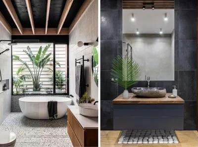 Эко дизайн ванной комнаты: фото идеи для вдохновения на создание экологичного интерьера