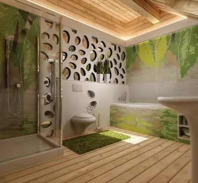 Эко дизайн ванной комнаты: фото идеи для вдохновения на создание экологичного интерьера
