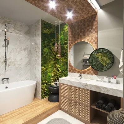 Фото ванной в эко стиле: экологичные решения для вашего дома