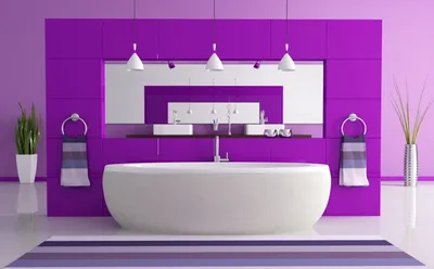 Новые изображения ванной комнаты в фиолетовом цвете. Выберите размер изображения и скачайте в HD, Full HD, 4K