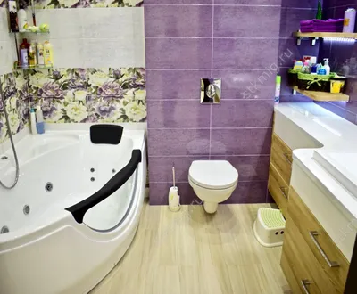 Фото ванной в фиолетовом цвете. Скачать бесплатно в хорошем качестве