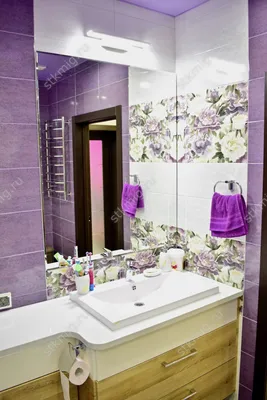 Ванна в фиолетовом цвете. Фотографии для скачивания в HD, Full HD, 4K